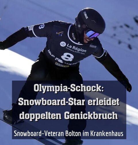 Snowboard-Veteran Bolton im Krankenhaus
