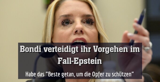 Habe das "Beste getan, um die Opfer zu schützen"