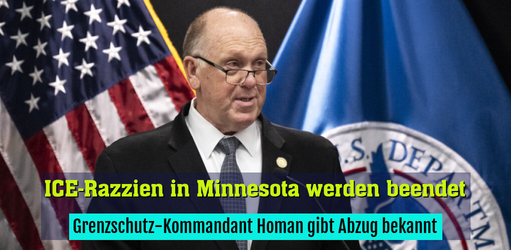 Grenzschutz-Kommandant Homan gibt Abzug bekannt
