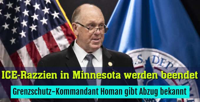 Grenzschutz-Kommandant Homan gibt Abzug bekannt