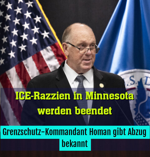 Grenzschutz-Kommandant Homan gibt Abzug bekannt