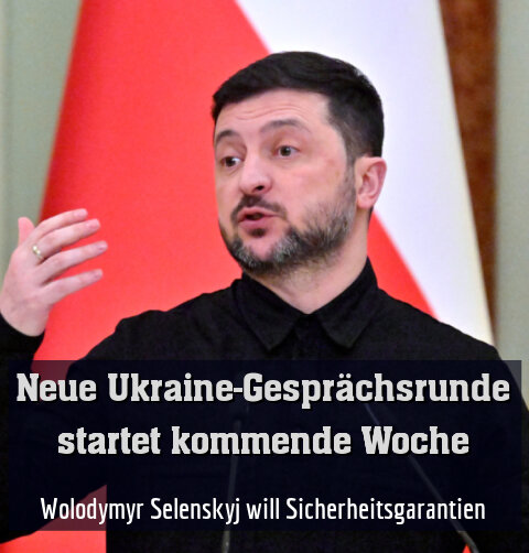 Wolodymyr Selenskyj will Sicherheitsgarantien