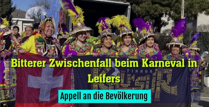 Appell an die Bevölkerung