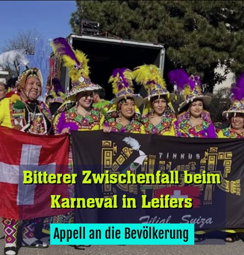 Appell an die Bevölkerung
