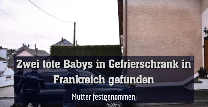 Gendarmen am Einsatzort in Ailleviller-et-Lyaumont