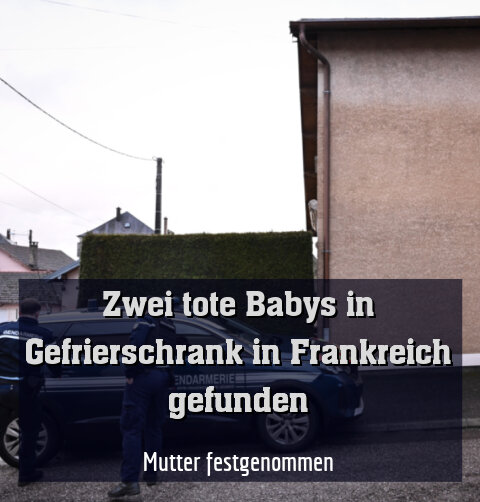 Gendarmen am Einsatzort in Ailleviller-et-Lyaumont