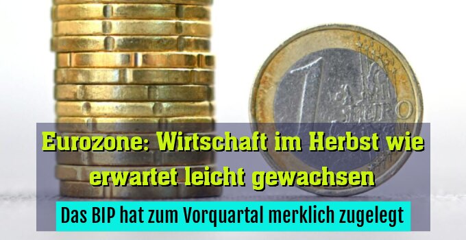 Das BIP hat zum Vorquartal merklich zugelegt