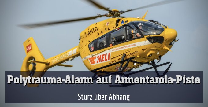 Sturz über Abhang