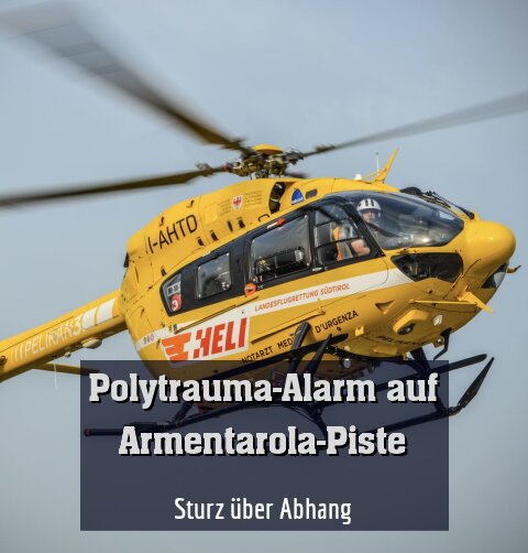 Sturz über Abhang