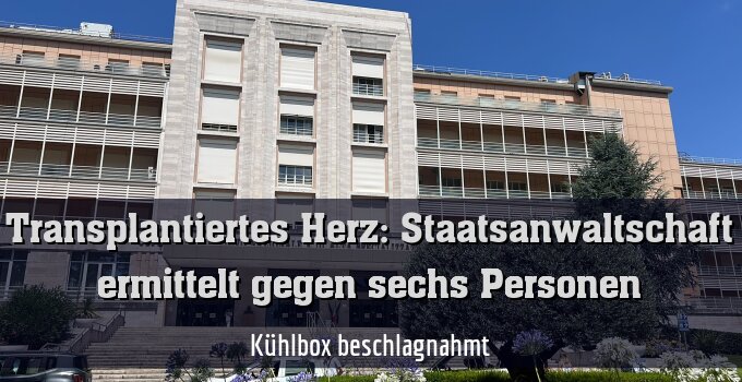 Kühlbox beschlagnahmt