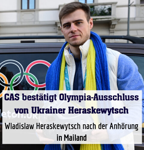 Wladislaw Heraskewytsch nach der Anhörung in Mailand