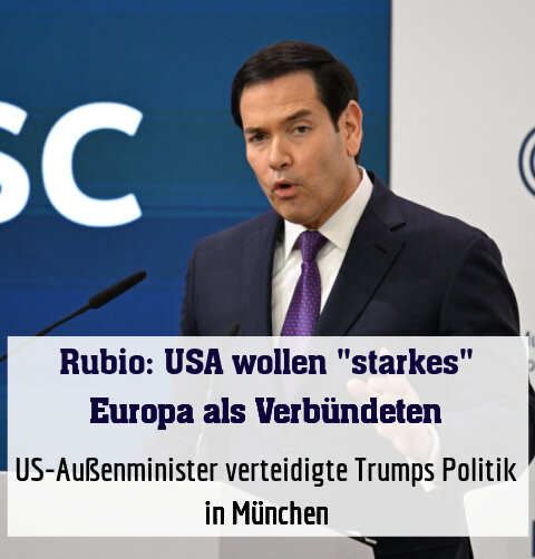 US-Außenminister verteidigte Trumps Politik in München