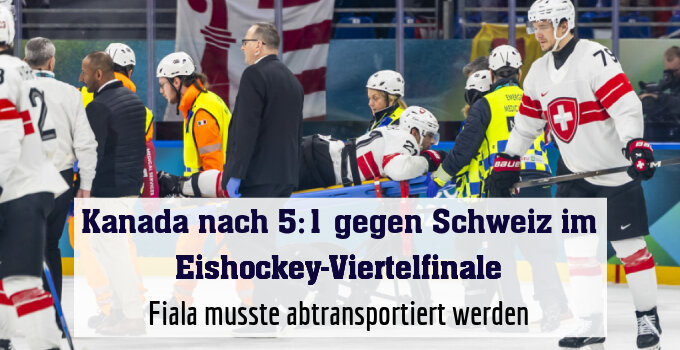 Fiala musste abtransportiert werden