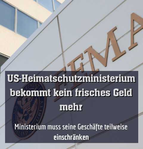 Ministerium muss seine Geschäfte teilweise einschränken