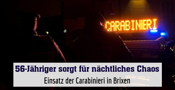 Einsatz der Carabinieri in Brixen