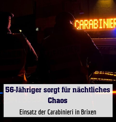 Einsatz der Carabinieri in Brixen