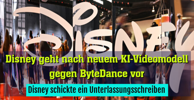 Disney schickte ein Unterlassungsschreiben