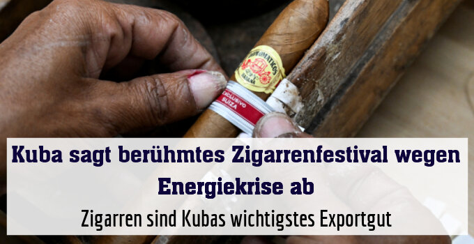 Zigarren sind Kubas wichtigstes Exportgut