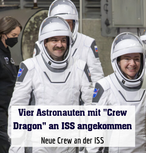 Neue Crew an der ISS