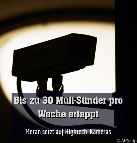 Meran setzt auf Hightech-Kameras