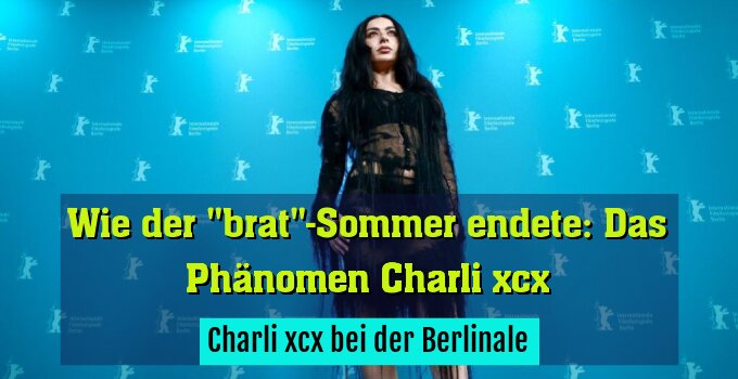 Charli xcx bei der Berlinale
