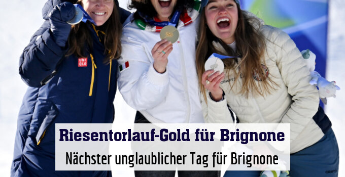 Nächster unglaublicher Tag für Brignone