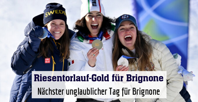 Nächster unglaublicher Tag für Brignone