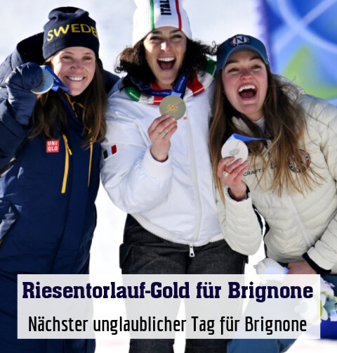 Nächster unglaublicher Tag für Brignone