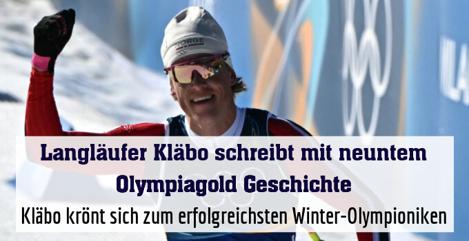 Kläbo krönt sich zum erfolgreichsten Winter-Olympioniken