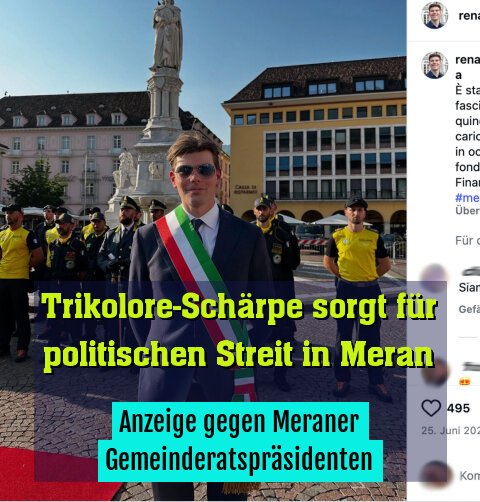 Anzeige gegen Meraner Gemeinderatspräsidenten