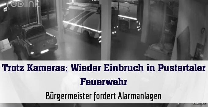 Bürgermeister fordert Alarmanlagen