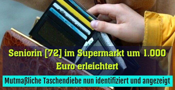 Mutmaßliche Taschendiebe nun identifiziert und angezeigt