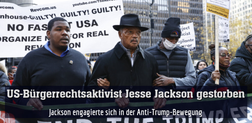 Jackson engagierte sich in der Anti-Trump-Bewegung