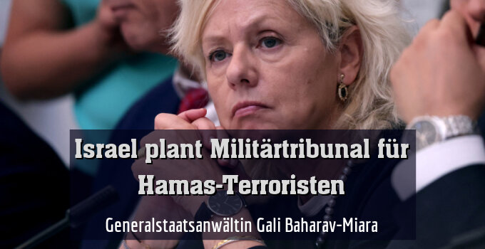Generalstaatsanwältin Gali Baharav-Miara (Archivbild)