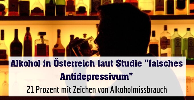 21 Prozent mit Zeichen von Alkoholmissbrauch
