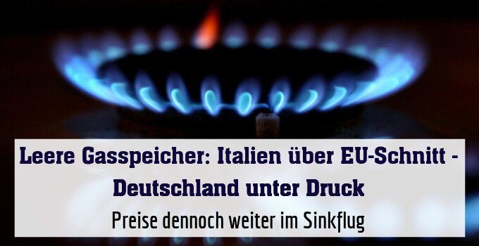 Preise dennoch weiter im Sinkflug