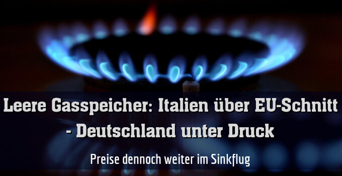 Preise dennoch weiter im Sinkflug