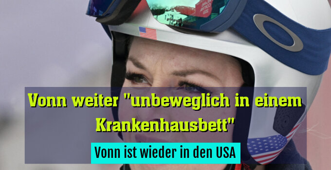 Vonn ist wieder in den USA