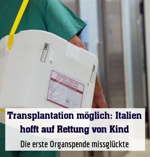 Die erste Organspende missglückte