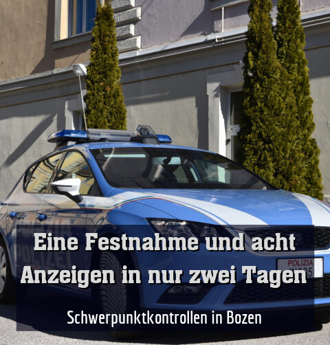 Schwerpunktkontrollen in Bozen