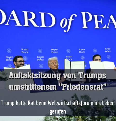 Trump hatte Rat beim Weltwirtschaftsforum ins Leben gerufen