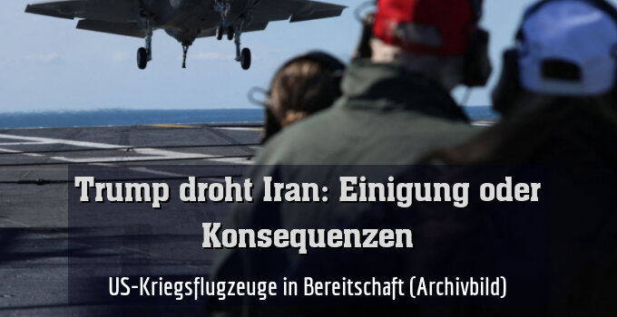 US-Kriegsflugzeuge in Bereitschaft (Archivbild)