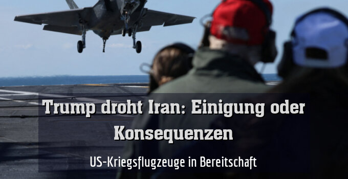 US-Kriegsflugzeuge in Bereitschaft (Archivbild)