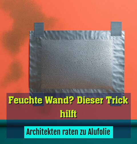 Architekten raten zu Alufolie