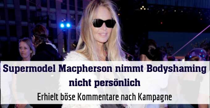 Erhielt böse Kommentare nach Kampagne