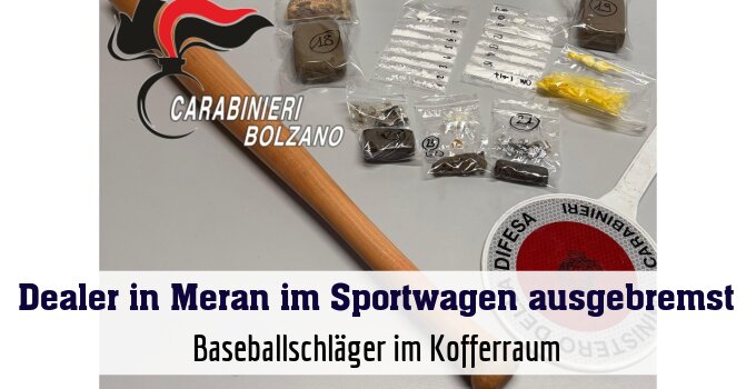 Baseballschläger im Kofferraum