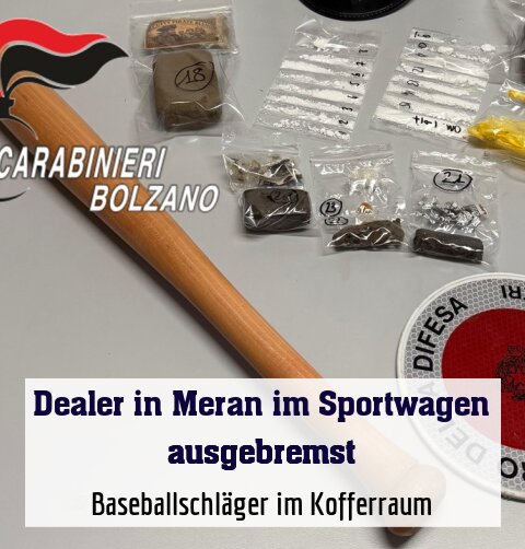 Baseballschläger im Kofferraum
