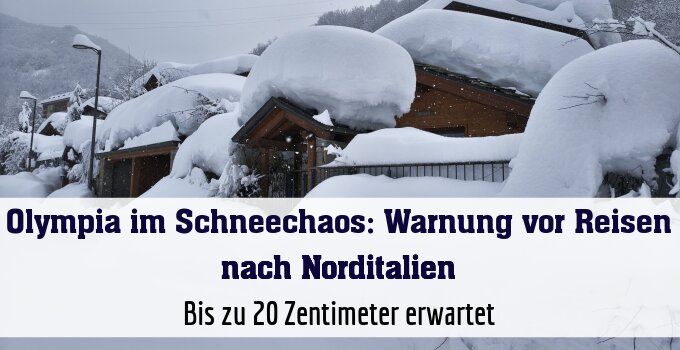 Bis zu 20 Zentimeter erwartet