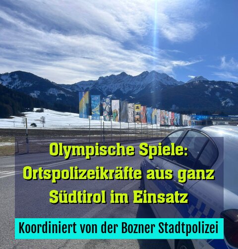 Koordiniert von der Bozner Stadtpolizei