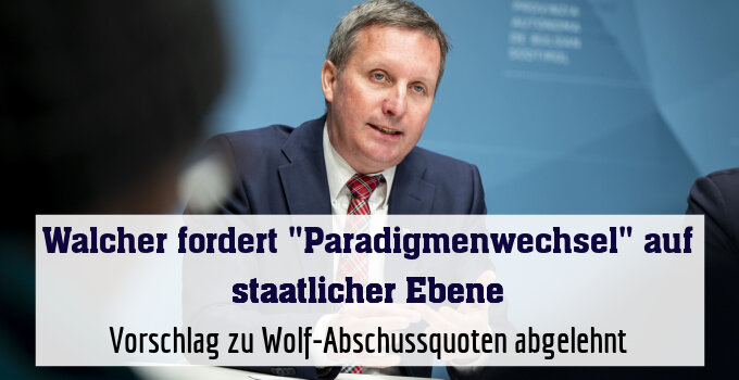 Vorschlag zu Wolf-Abschussquoten abgelehnt